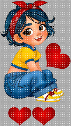 Keychain sticker-Y 2055